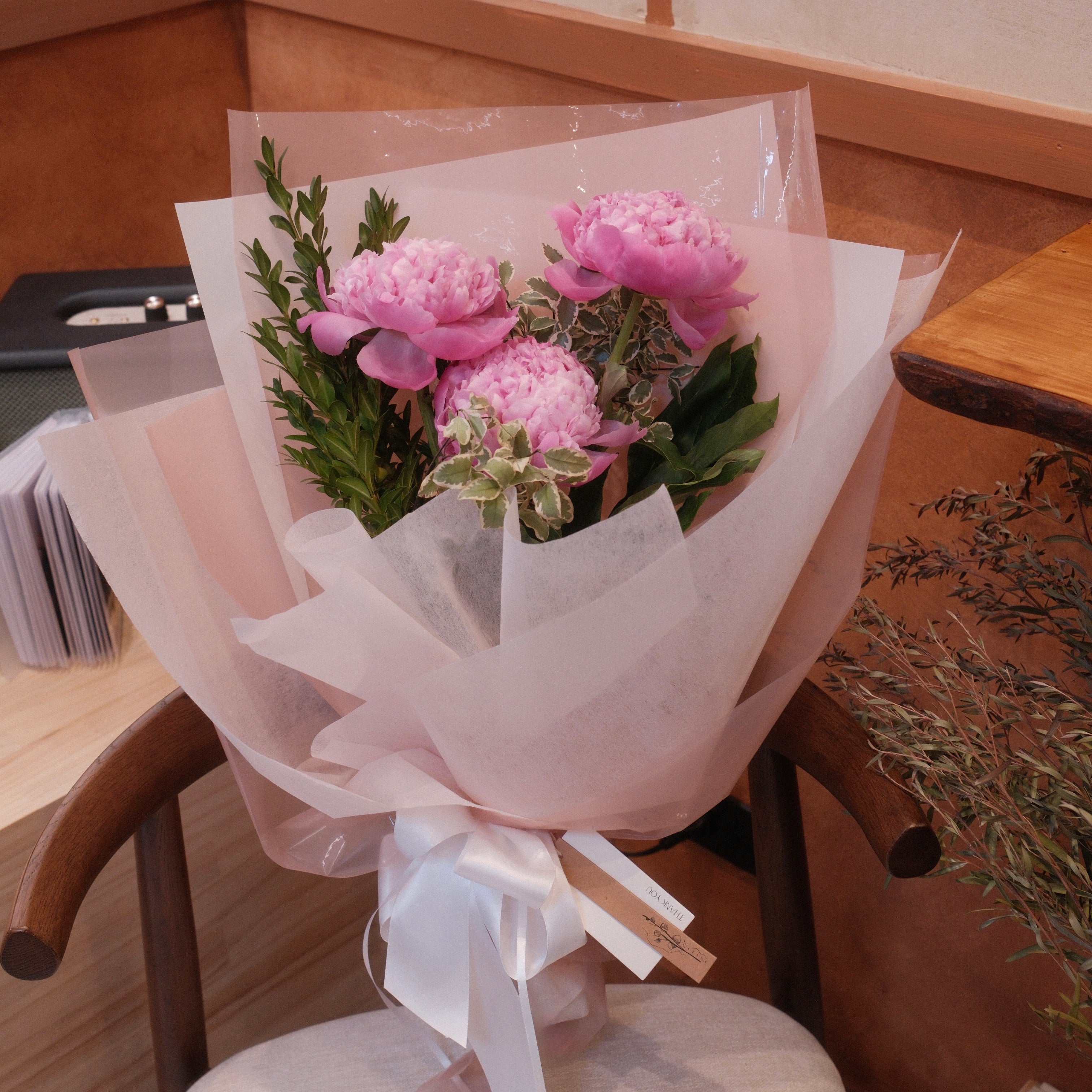 Koharu blush peony bouquet, a birthday gift bouquet from our Surry Hills flower shop