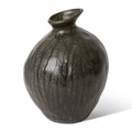 Marisol Vase in matte black ceramic, minimalist cube vase — Hanaya Flora, Surry Hills