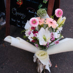 Yume Melody pink and white bouquet, a birthday gift, Sydney