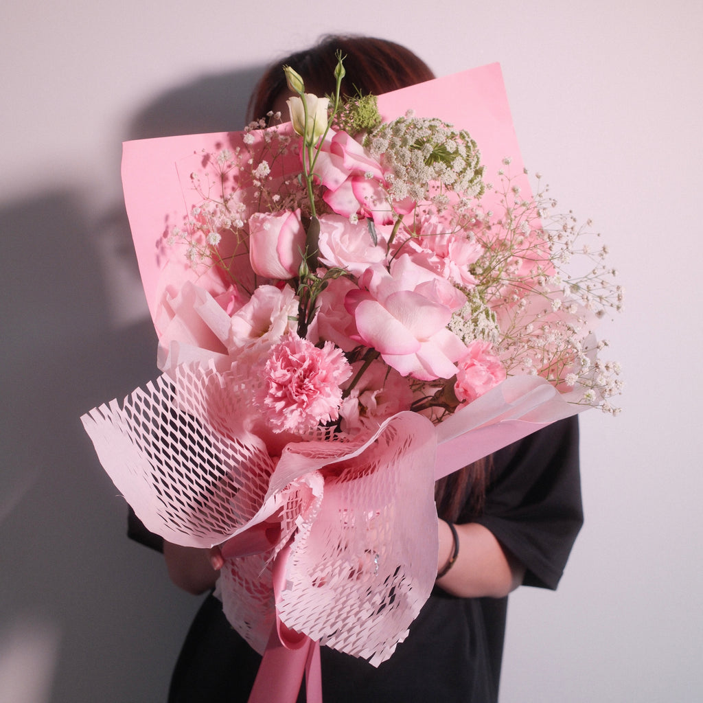 Blossom Pride graduation Bouquet – a thoughtful pink graduation gift celebrating growth, accomplishment, and bright futures for graduates, by Hanaya Flora, Sydney.
